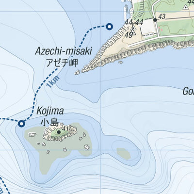 HokkaidoWilds.org Kenbokki Island Sea Kayaking (Hamanaka, Hokkaido, Japan) digital map