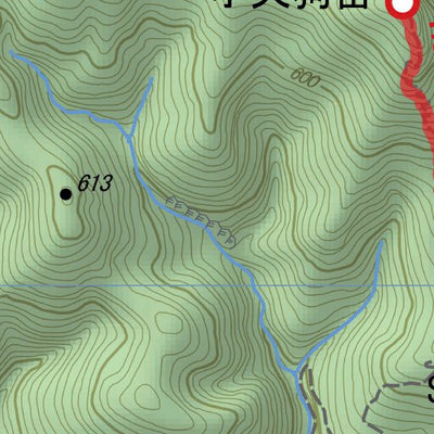 HokkaidoWilds.org Kotengu-dake Hiking Topomap (Hokkaido, Japan) digital map