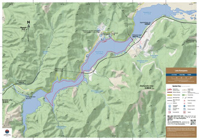 HokkaidoWilds.org Lake Kanayama Canoeing Map (Hokkaido, Japan) digital map