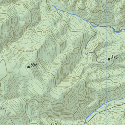 HokkaidoWilds.org MAP 1/2 - Mukawa River (Fukuyama to Tomiuchi, Hokkaido, Japan) digital map