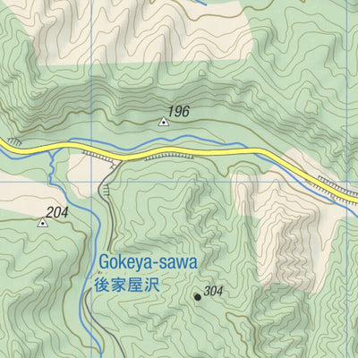 HokkaidoWilds.org MAP 1/2 - Toshibetsu-gawa Paddling (Oyochi to Aiwa-bashi, Hokkaido, Japan) digital map