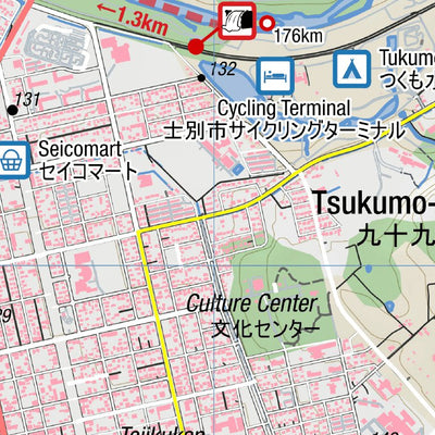 HokkaidoWilds.org MAP 1 - The Great Teshio River Canoe Journey (Hokkaido, Japan) digital map