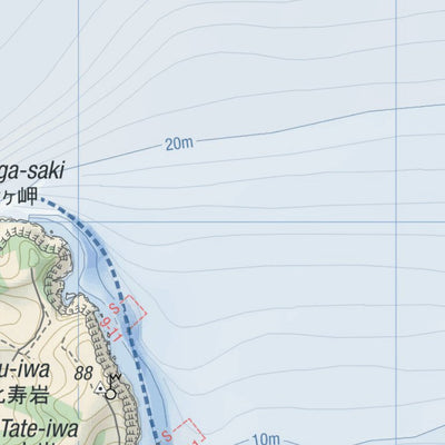 HokkaidoWilds.org MAP 2/2 - Shioya/Otamoi Coast Sea Kayaking (Hokkaido, Japan) digital map
