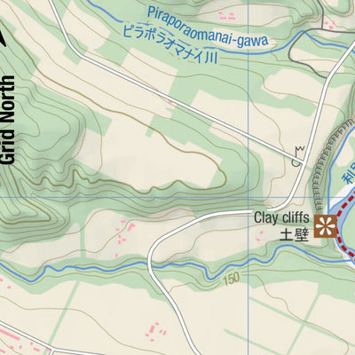 HokkaidoWilds.org MAP 2/2 - Toshibetsu-gawa Paddling (Oyochi to Aiwa-bashi, Hokkaido, Japan) digital map