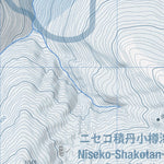 HokkaidoWilds.org MAP 2/3 - Niseko Haute Route (Niseko Range Traverse) Ski Tour (Hokkaido, Japan) digital map