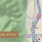 HokkaidoWilds.org MAP 7 - The Great Teshio River Canoe Journey (Hokkaido, Japan) digital map