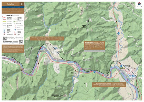 HokkaidoWilds.org MAP 8 - The Great Teshio River Canoe Journey (Hokkaido, Japan) digital map