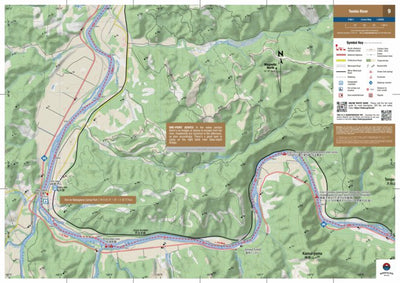 HokkaidoWilds.org MAP 9 - The Great Teshio River Canoe Journey (Hokkaido, Japan) digital map