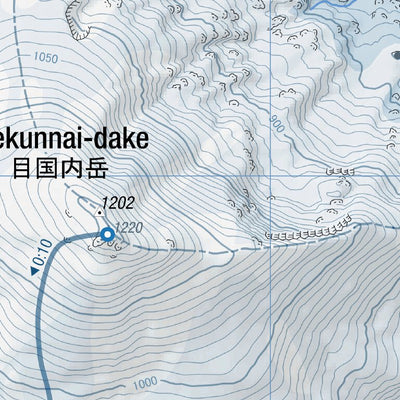HokkaidoWilds.org Mekunnai-dake South Face Backcountry Skiing (Hokkaido, Japan) digital map