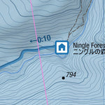HokkaidoWilds.org Ningle Forest Management Hut Winter Access Route (Hokkaido, Japan) digital map