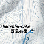 HokkaidoWilds.org Nishikonbu-dake Ski Touring (Hokkaido, Japan) digital map