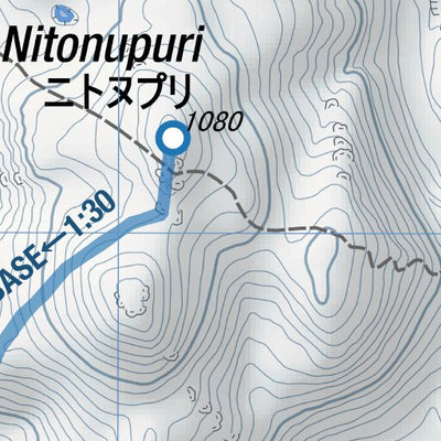 HokkaidoWilds.org Nitonupuri Summit Ski Touring Route (Hokkaido, Japan) digital map