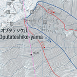 HokkaidoWilds.org Oputateshike-yama South Face Ski Touring (Hokkaido, Japan) digital map