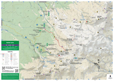HokkaidoWilds.org Sandan-yama Hiking (Hokkaido, Japan) digital map