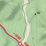 HokkaidoWilds.org Sapporo-dake Dayhike (Hokkaido, Japan) digital map