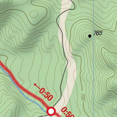 HokkaidoWilds.org Sapporo-dake Dayhike (Hokkaido, Japan) digital map