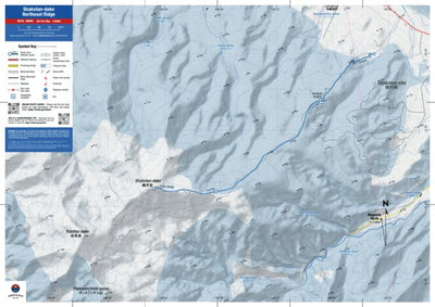 HokkaidoWilds.org Shakotan-dake Northeastern Ridge Spring Ski Touring (Hokkaido, Japan) digital map