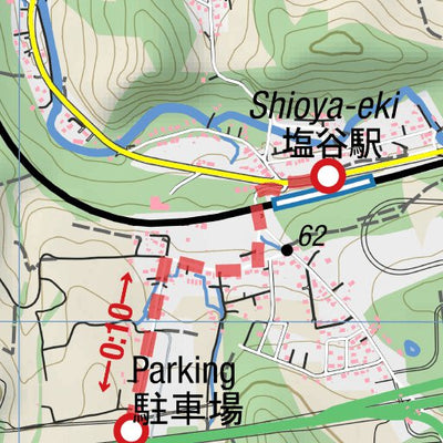 HokkaidoWilds.org Shioya Maru-yama Hiking Route Map (Hokkaido, Japan) digital map