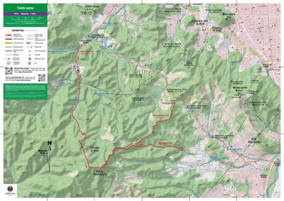 HokkaidoWilds.org Toishi-yama Hiking Routes (Hokkaido, Japan) digital map