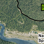 Houston Hikers Society Nadina Falls - Houston, BC digital map