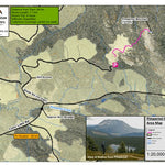 Houston Hikers Society Pimpernel Mountain - Houston, BC digital map