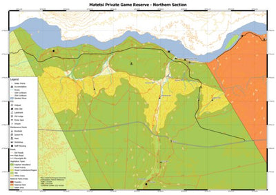 Hungwe Industries Matetsi Private Game Reserve North digital map