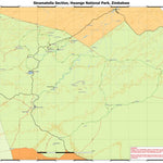 Hungwe Industries Sinamatella Section, Hwange National Park digital map