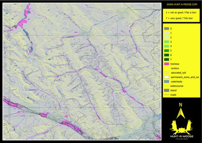 Hunt-A-Moose DO21AG_Municipal District of Bighorn ( Hunt-A-Moose ) digital map