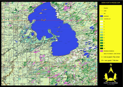 Hunt-A-Moose DO92OJ Spruce Bluff Bay ( Hunt-A-Moose ) digital map