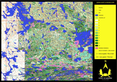 Hunt-A-Moose DO95CD Gilford Black Lake ( Hunt-A-Moose ) digital map