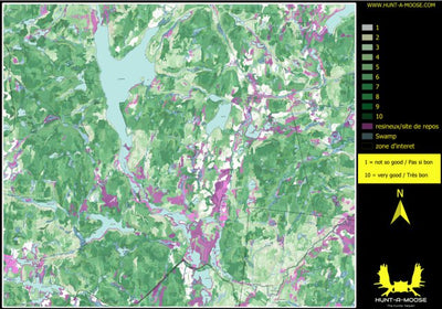Hunt-A-Moose FN16SI Ruisseau Rondeau ( Hunt-A-Moose ) digital map