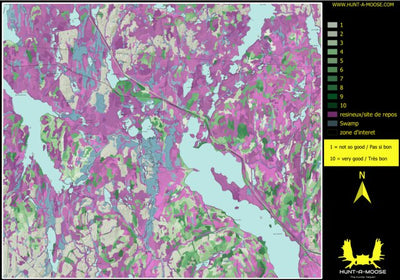 Hunt-A-Moose FN39DD Lac Ideal ( Hunt-A-Moose ) digital map