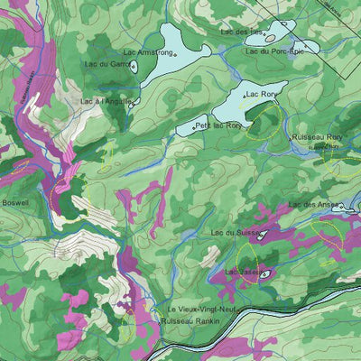 Hunt-A-Moose FN78MH Lac Gibaut ( Hunt-A-Moose ) digital map