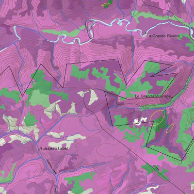 Hunt-A-Moose FN78MN Reserve ecologique de la Grande-Riviere ( Hunt-A-Moose ) digital map