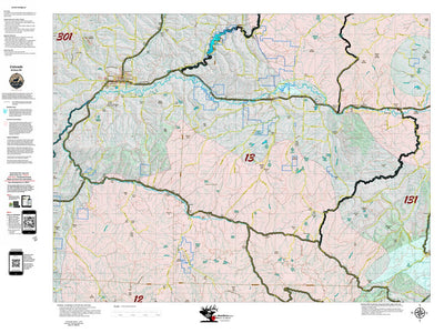 Colorado Unit 13 Recommended Archery Areas Preview 1