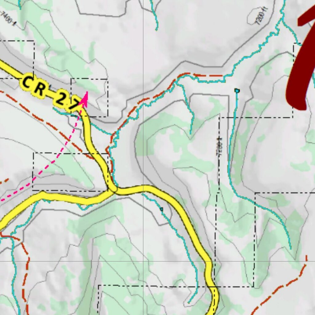 Colorado Unit 131 Recommended First Rifle Areas Map by HuntAI | Avenza Maps