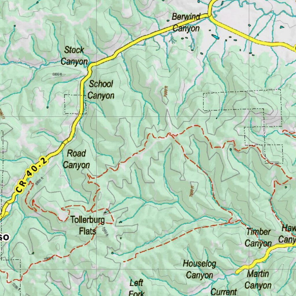 Colorado Unit 134 Recommended First Rifle Areas Map by HuntAI | Avenza Maps