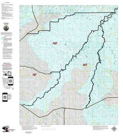 Colorado Unit 147 Recommended Archery Areas Preview 1