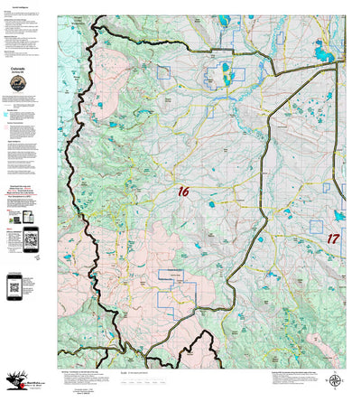 Colorado Unit 16 Recommended Archery Areas Preview 1