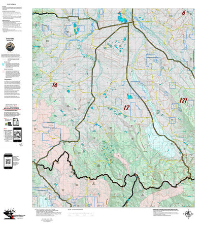 Colorado Unit 17 Recommended Archery Areas Preview 1