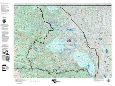 Colorado Unit 191 Recommended Archery Areas Preview 1