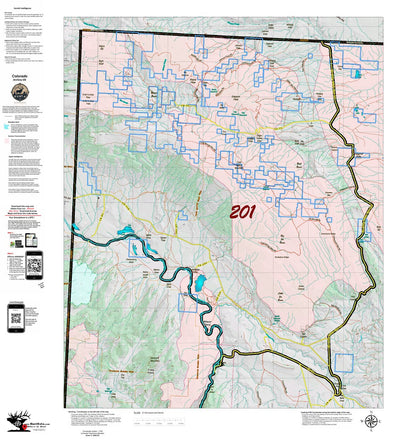 Colorado Unit 201 Recommended Archery Areas Preview 1