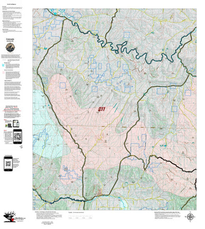 Colorado Unit 211 Recommended Archery Areas Preview 1