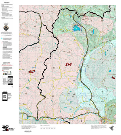 Colorado Unit 214 Recommended Archery Areas Preview 1