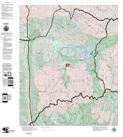 Colorado Unit 23 Recommended Archery Areas Preview 1
