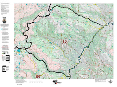 Colorado Unit 25 Recommended Archery Areas Preview 1