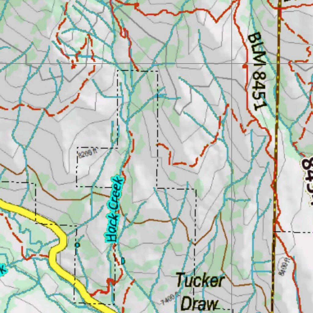 Colorado Unit 25 Recommended Archery Areas Map by HuntAI | Avenza Maps