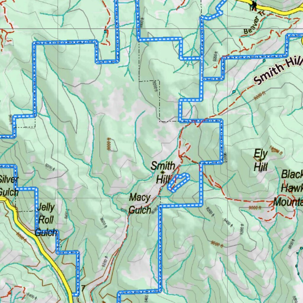 Colorado Unit 38 Recommended Archery Areas Map by HuntAI | Avenza Maps