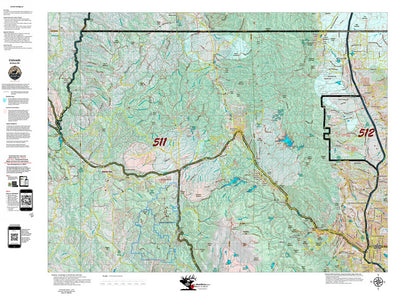 Colorado Unit 511 Recommended Archery Areas Preview 1