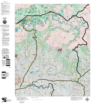 Colorado Unit 52 Recommended Archery Areas Preview 1